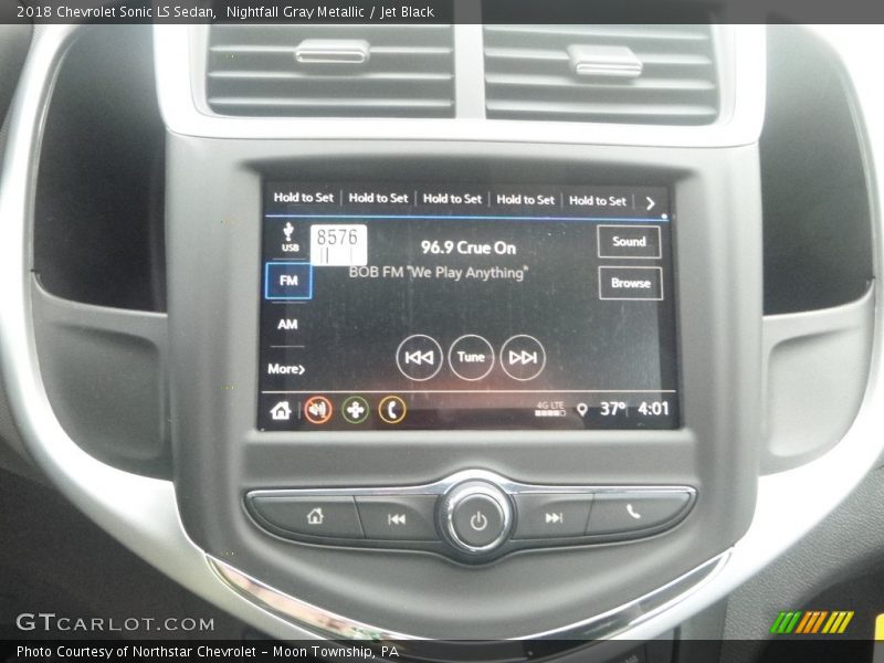 Nightfall Gray Metallic / Jet Black 2018 Chevrolet Sonic LS Sedan