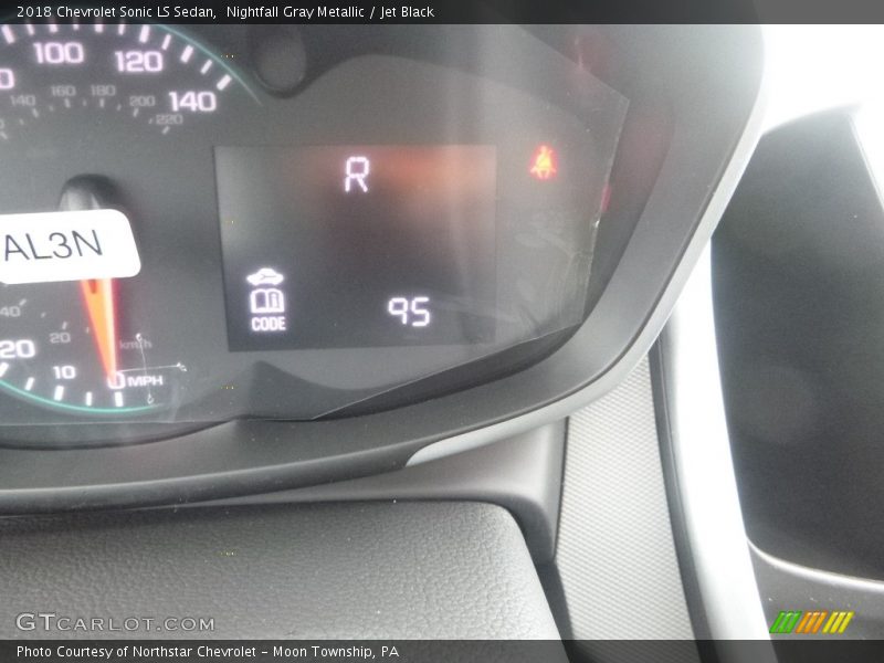 Nightfall Gray Metallic / Jet Black 2018 Chevrolet Sonic LS Sedan