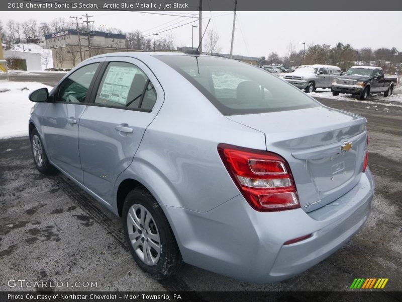 Arctic Blue Metallic / Jet Black 2018 Chevrolet Sonic LS Sedan