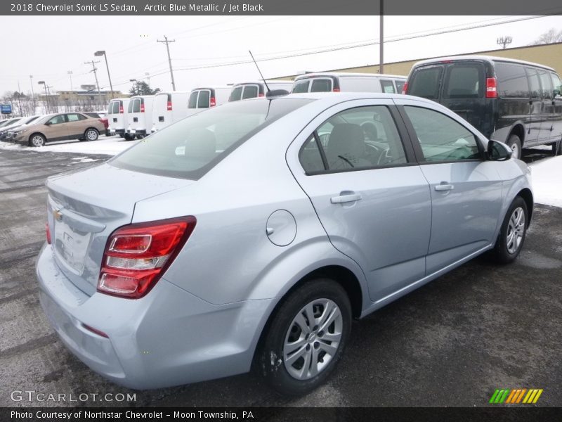 Arctic Blue Metallic / Jet Black 2018 Chevrolet Sonic LS Sedan