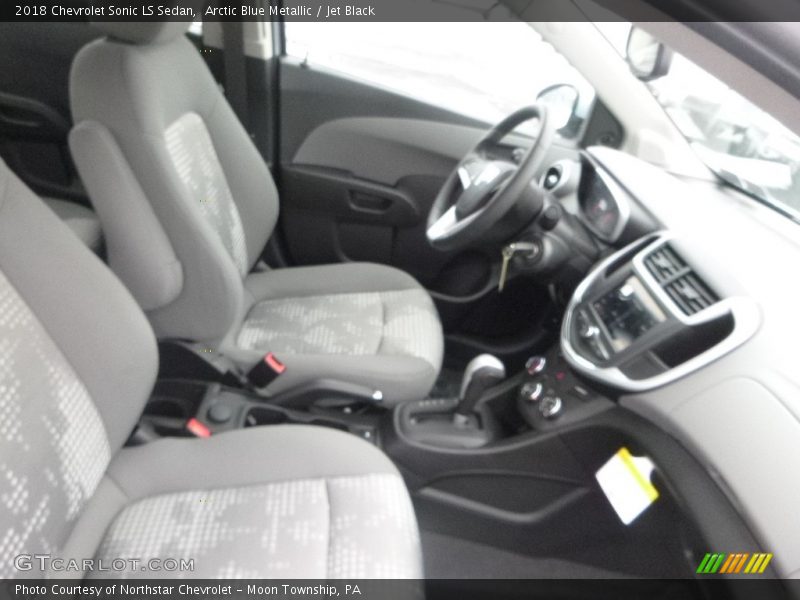 Arctic Blue Metallic / Jet Black 2018 Chevrolet Sonic LS Sedan
