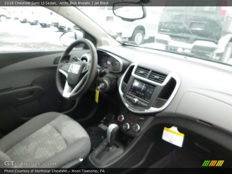 Arctic Blue Metallic / Jet Black 2018 Chevrolet Sonic LS Sedan