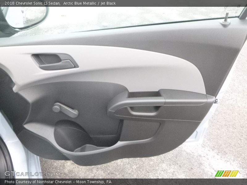 Arctic Blue Metallic / Jet Black 2018 Chevrolet Sonic LS Sedan