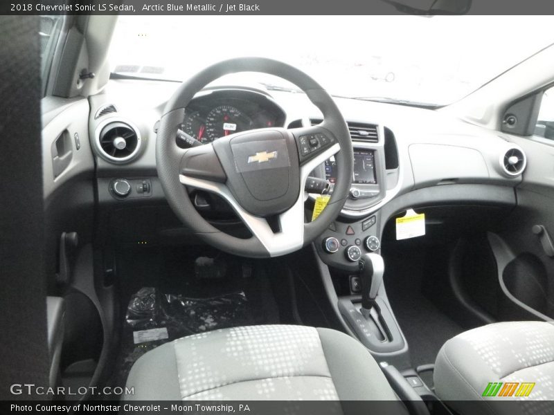 Arctic Blue Metallic / Jet Black 2018 Chevrolet Sonic LS Sedan