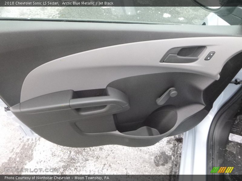 Arctic Blue Metallic / Jet Black 2018 Chevrolet Sonic LS Sedan