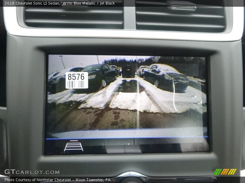 Arctic Blue Metallic / Jet Black 2018 Chevrolet Sonic LS Sedan