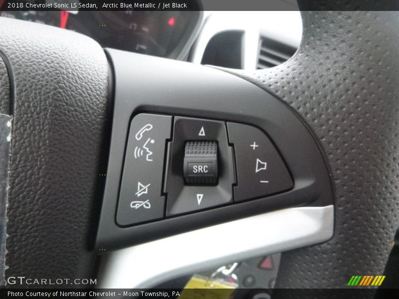 Arctic Blue Metallic / Jet Black 2018 Chevrolet Sonic LS Sedan