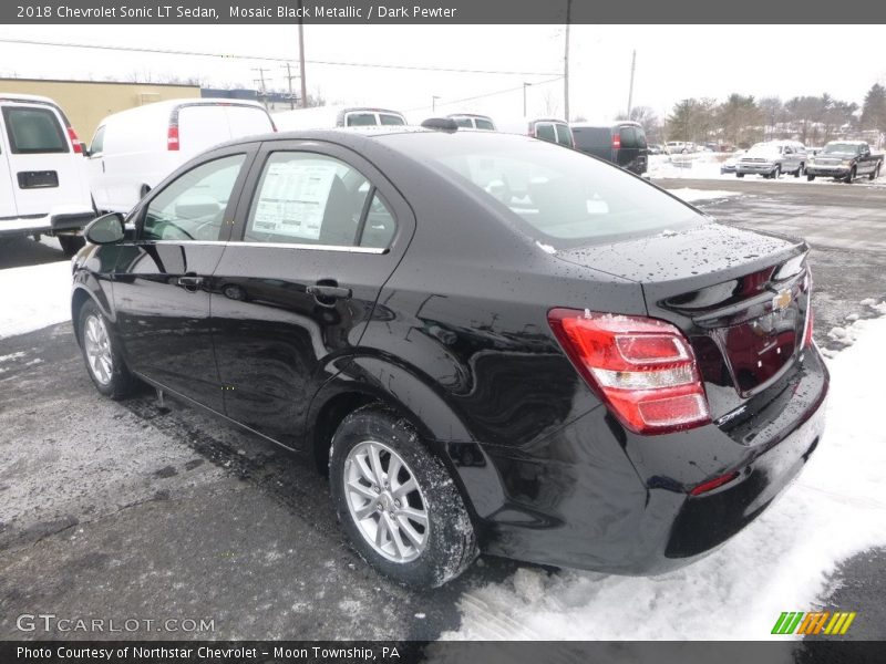 Mosaic Black Metallic / Dark Pewter 2018 Chevrolet Sonic LT Sedan