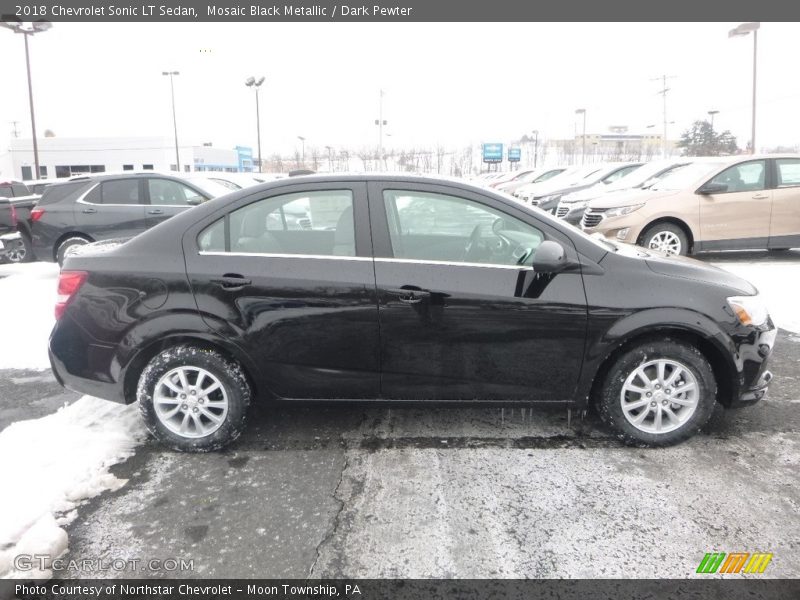 Mosaic Black Metallic / Dark Pewter 2018 Chevrolet Sonic LT Sedan