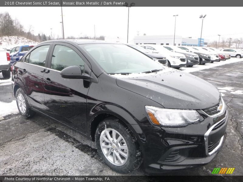 Mosaic Black Metallic / Dark Pewter 2018 Chevrolet Sonic LT Sedan