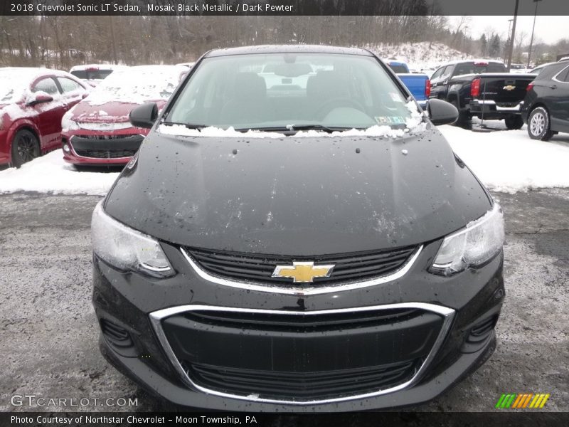 Mosaic Black Metallic / Dark Pewter 2018 Chevrolet Sonic LT Sedan
