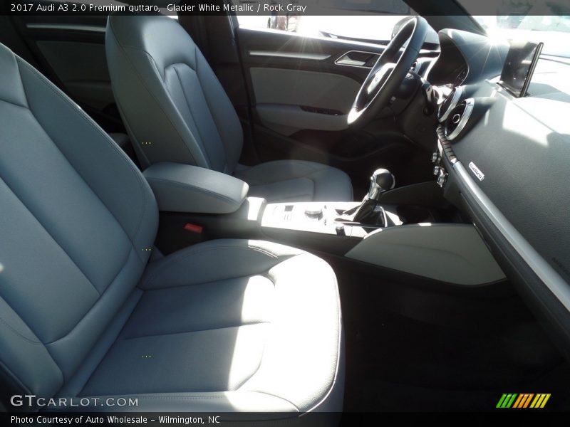 Glacier White Metallic / Rock Gray 2017 Audi A3 2.0 Premium quttaro