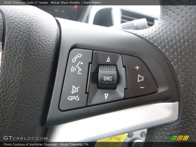 Mosaic Black Metallic / Dark Pewter 2018 Chevrolet Sonic LT Sedan