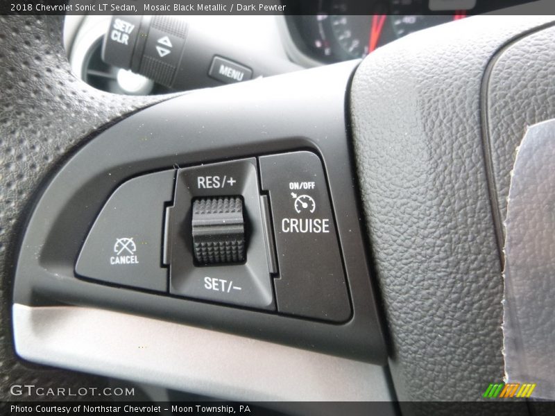 Mosaic Black Metallic / Dark Pewter 2018 Chevrolet Sonic LT Sedan