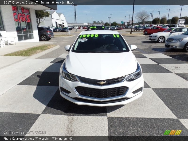 Summit White / Jet Black 2017 Chevrolet Cruze LT