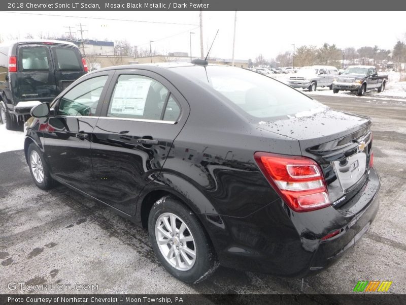 Mosaic Black Metallic / Dark Pewter 2018 Chevrolet Sonic LT Sedan