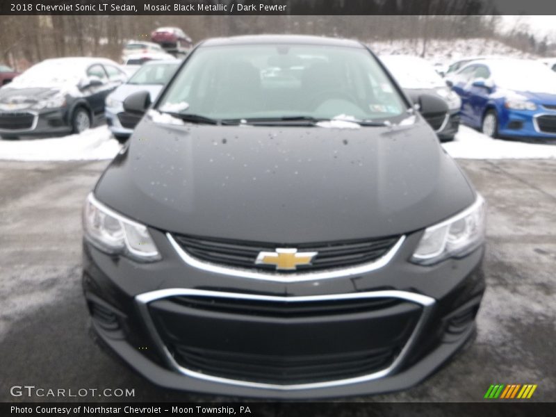Mosaic Black Metallic / Dark Pewter 2018 Chevrolet Sonic LT Sedan