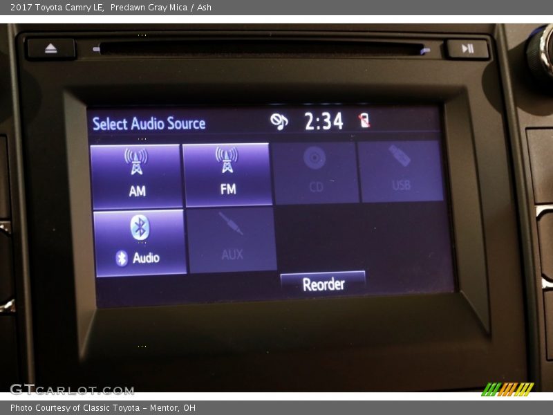 Predawn Gray Mica / Ash 2017 Toyota Camry LE