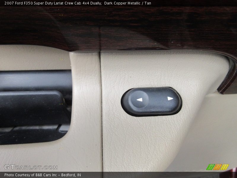 Dark Copper Metallic / Tan 2007 Ford F350 Super Duty Lariat Crew Cab 4x4 Dually