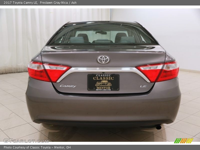 Predawn Gray Mica / Ash 2017 Toyota Camry LE