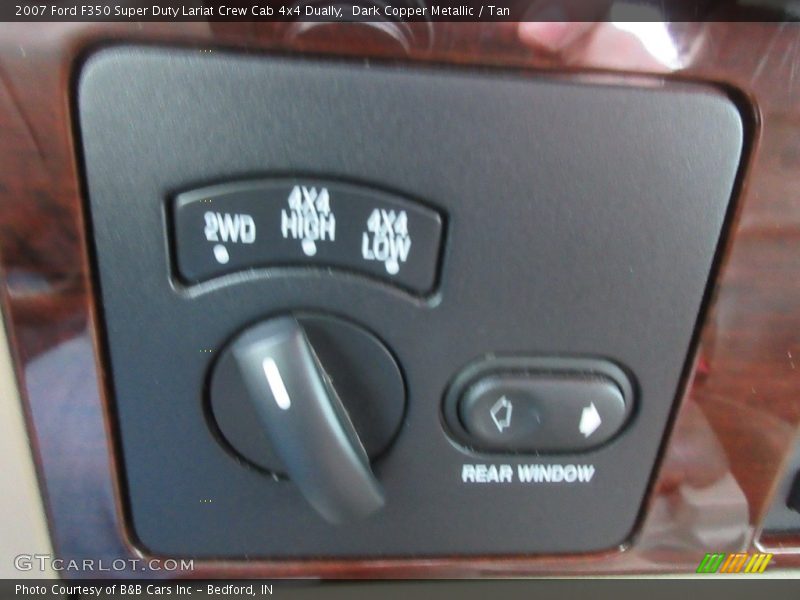 Dark Copper Metallic / Tan 2007 Ford F350 Super Duty Lariat Crew Cab 4x4 Dually