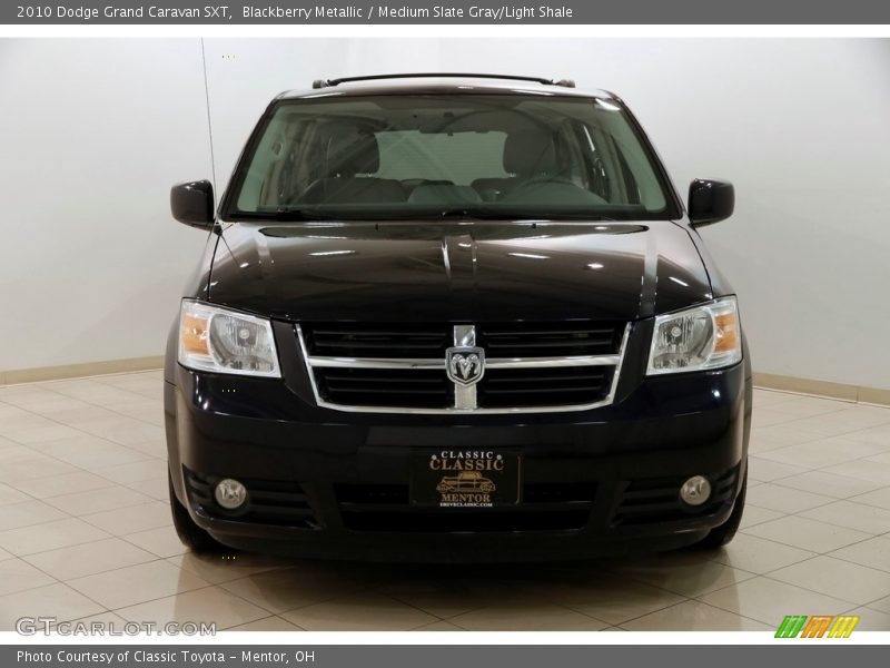 Blackberry Metallic / Medium Slate Gray/Light Shale 2010 Dodge Grand Caravan SXT