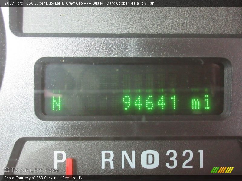 Dark Copper Metallic / Tan 2007 Ford F350 Super Duty Lariat Crew Cab 4x4 Dually