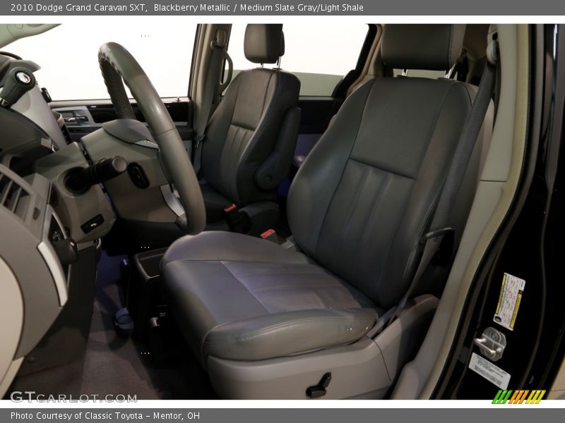 Blackberry Metallic / Medium Slate Gray/Light Shale 2010 Dodge Grand Caravan SXT