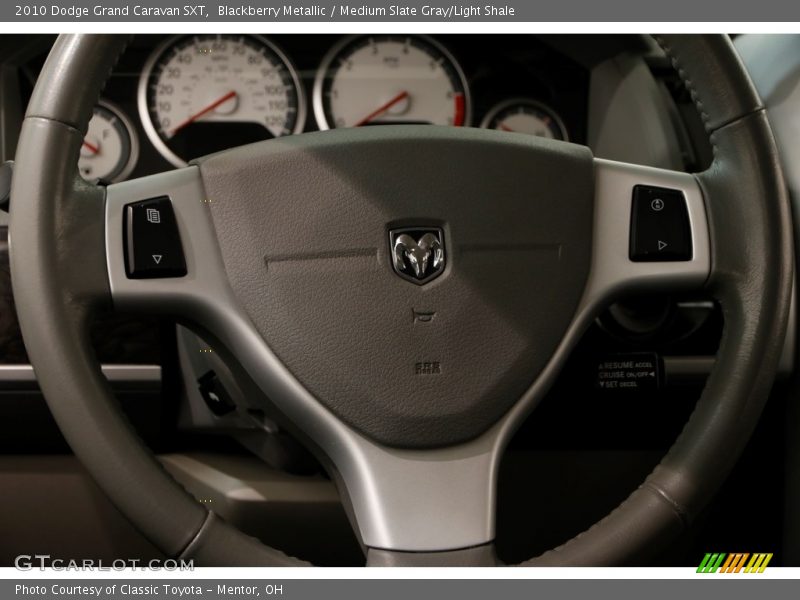 Blackberry Metallic / Medium Slate Gray/Light Shale 2010 Dodge Grand Caravan SXT
