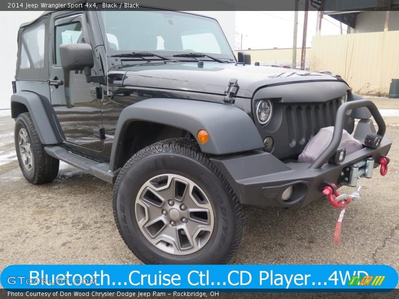 Black / Black 2014 Jeep Wrangler Sport 4x4