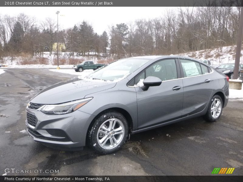 Satin Steel Gray Metallic / Jet Black 2018 Chevrolet Cruze LT
