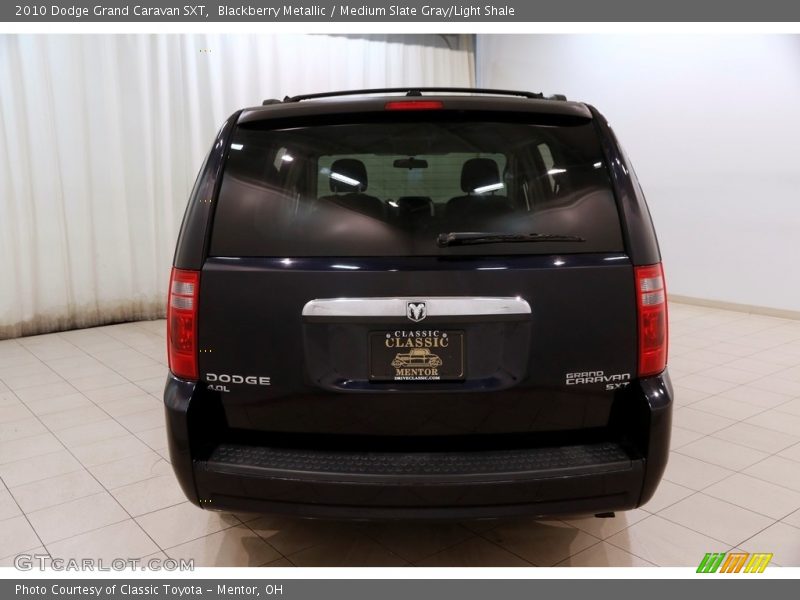 Blackberry Metallic / Medium Slate Gray/Light Shale 2010 Dodge Grand Caravan SXT