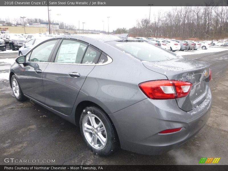 Satin Steel Gray Metallic / Jet Black 2018 Chevrolet Cruze LT