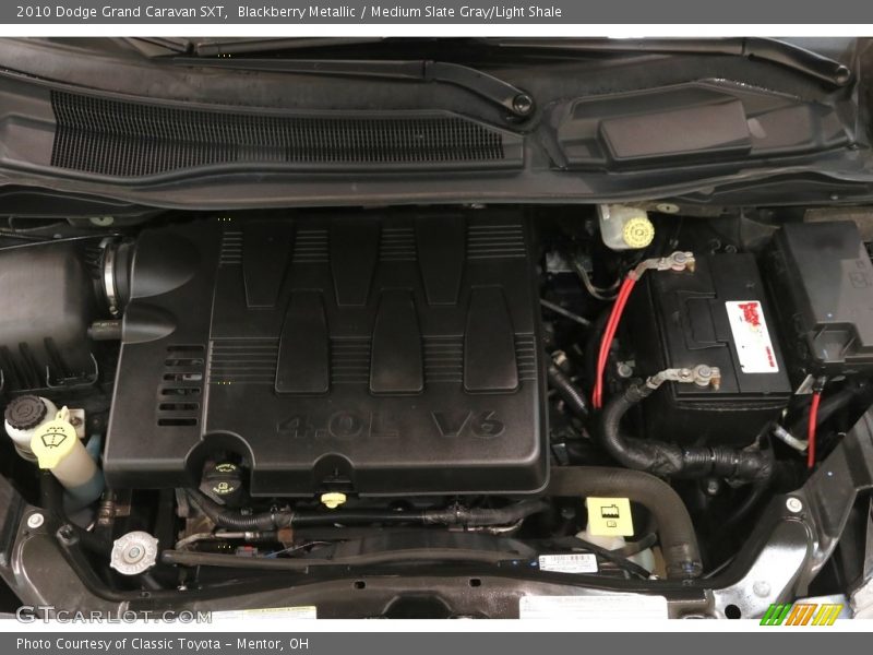 Blackberry Metallic / Medium Slate Gray/Light Shale 2010 Dodge Grand Caravan SXT