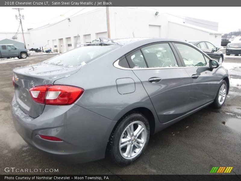 Satin Steel Gray Metallic / Jet Black 2018 Chevrolet Cruze LT