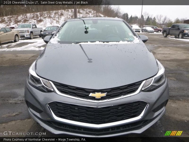 Satin Steel Gray Metallic / Jet Black 2018 Chevrolet Cruze LT