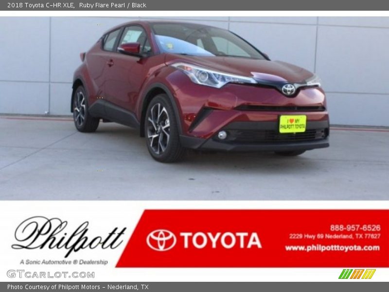 Ruby Flare Pearl / Black 2018 Toyota C-HR XLE