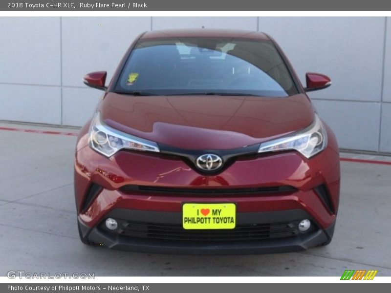 Ruby Flare Pearl / Black 2018 Toyota C-HR XLE