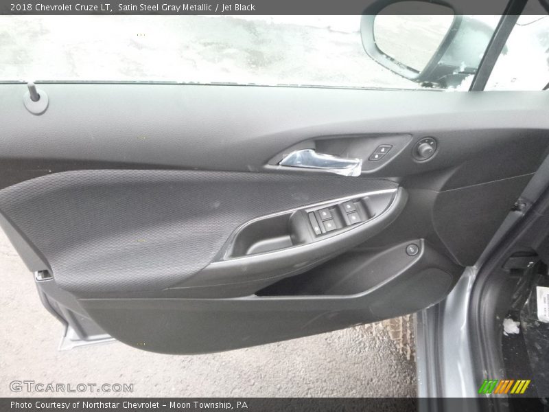 Satin Steel Gray Metallic / Jet Black 2018 Chevrolet Cruze LT