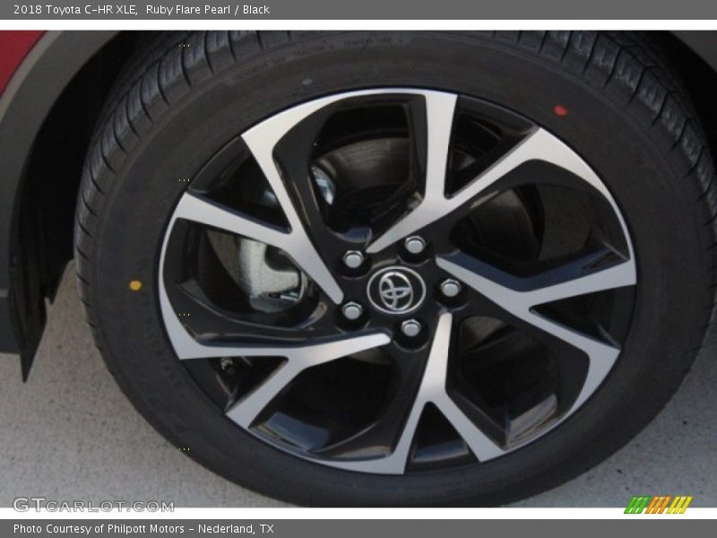 Ruby Flare Pearl / Black 2018 Toyota C-HR XLE