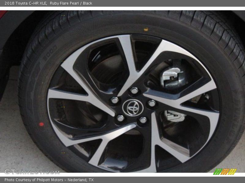 Ruby Flare Pearl / Black 2018 Toyota C-HR XLE