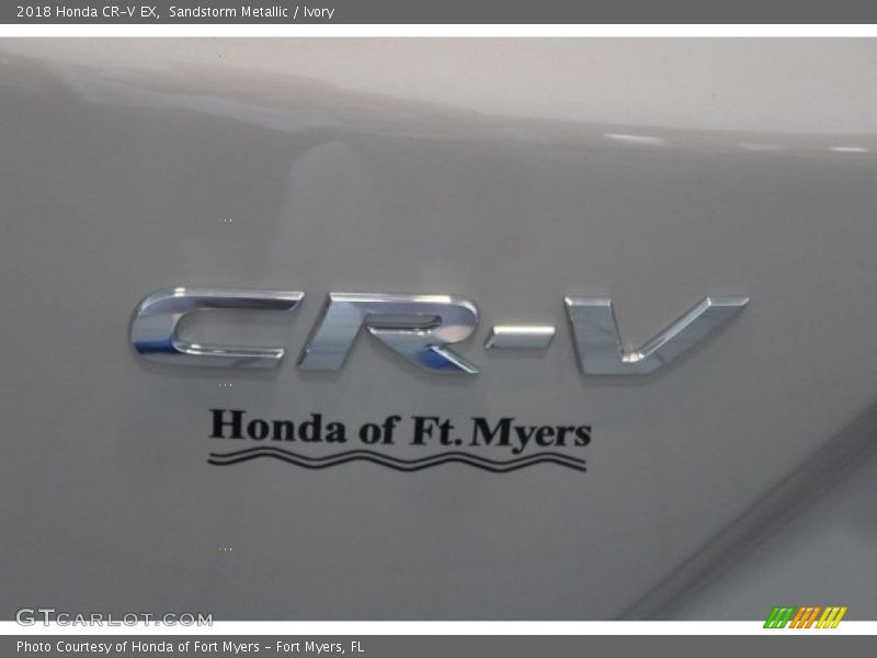 Sandstorm Metallic / Ivory 2018 Honda CR-V EX