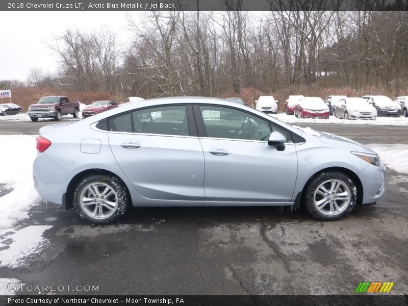 Arctic Blue Metallic / Jet Black 2018 Chevrolet Cruze LT