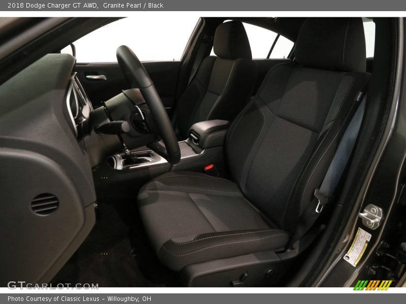 Granite Pearl / Black 2018 Dodge Charger GT AWD