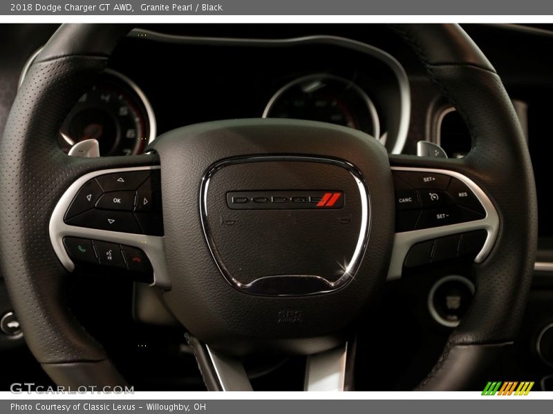 Granite Pearl / Black 2018 Dodge Charger GT AWD