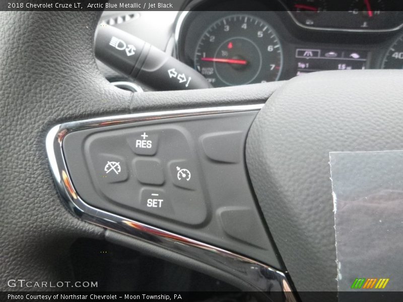 Arctic Blue Metallic / Jet Black 2018 Chevrolet Cruze LT