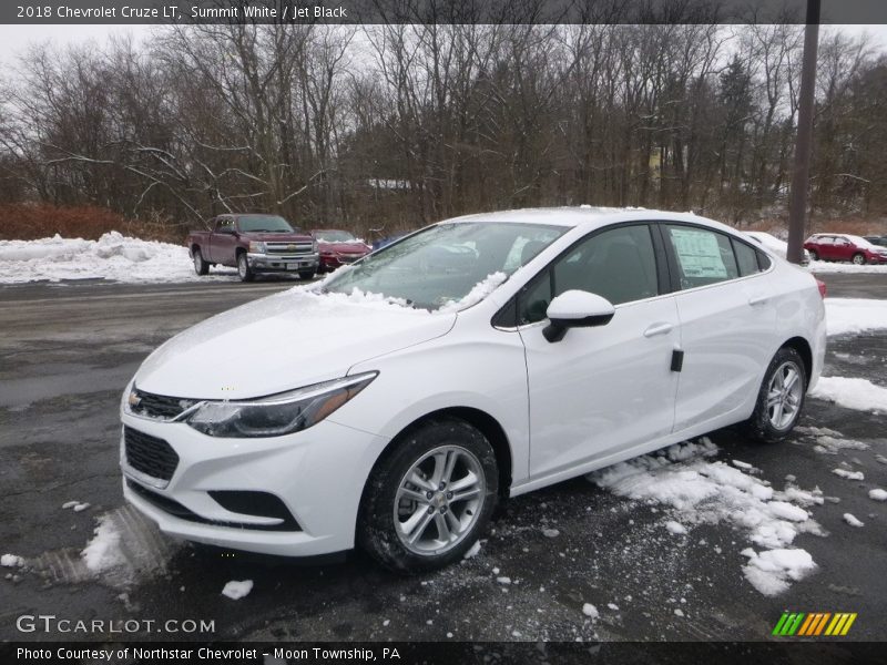 Summit White / Jet Black 2018 Chevrolet Cruze LT