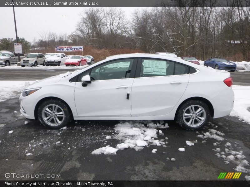 Summit White / Jet Black 2018 Chevrolet Cruze LT