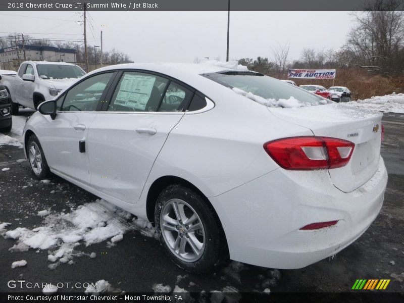 Summit White / Jet Black 2018 Chevrolet Cruze LT