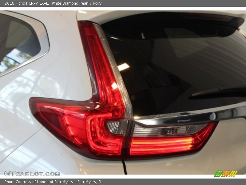White Diamond Pearl / Ivory 2018 Honda CR-V EX-L